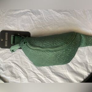 Steve Madden Quilted Teal Belt Bag